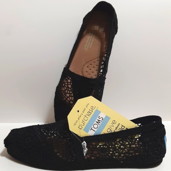 TOMS Black Crochet - Picture 4 of 4